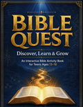 The Bible Quest | 80-Page Interactive Bible Activity Book for Teens
