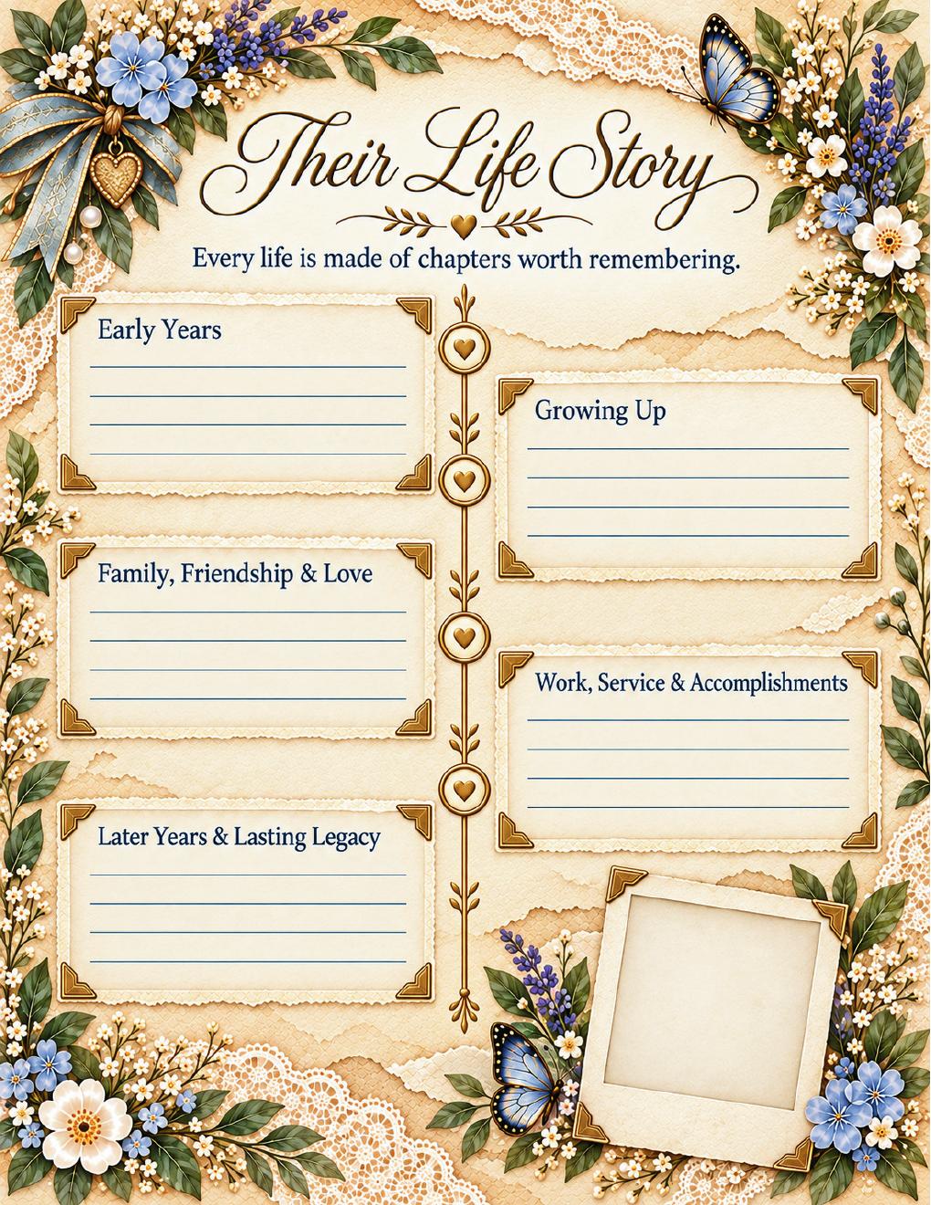 Together in Memory – Celebration-of-Life Memory Journal