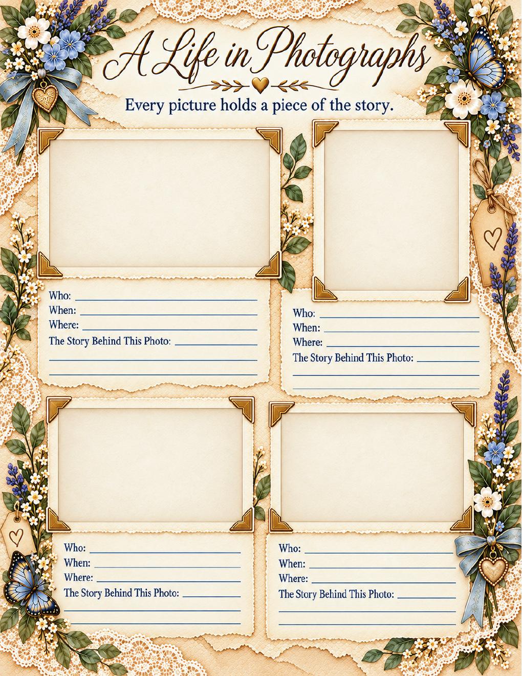 Together in Memory – Celebration-of-Life Memory Journal