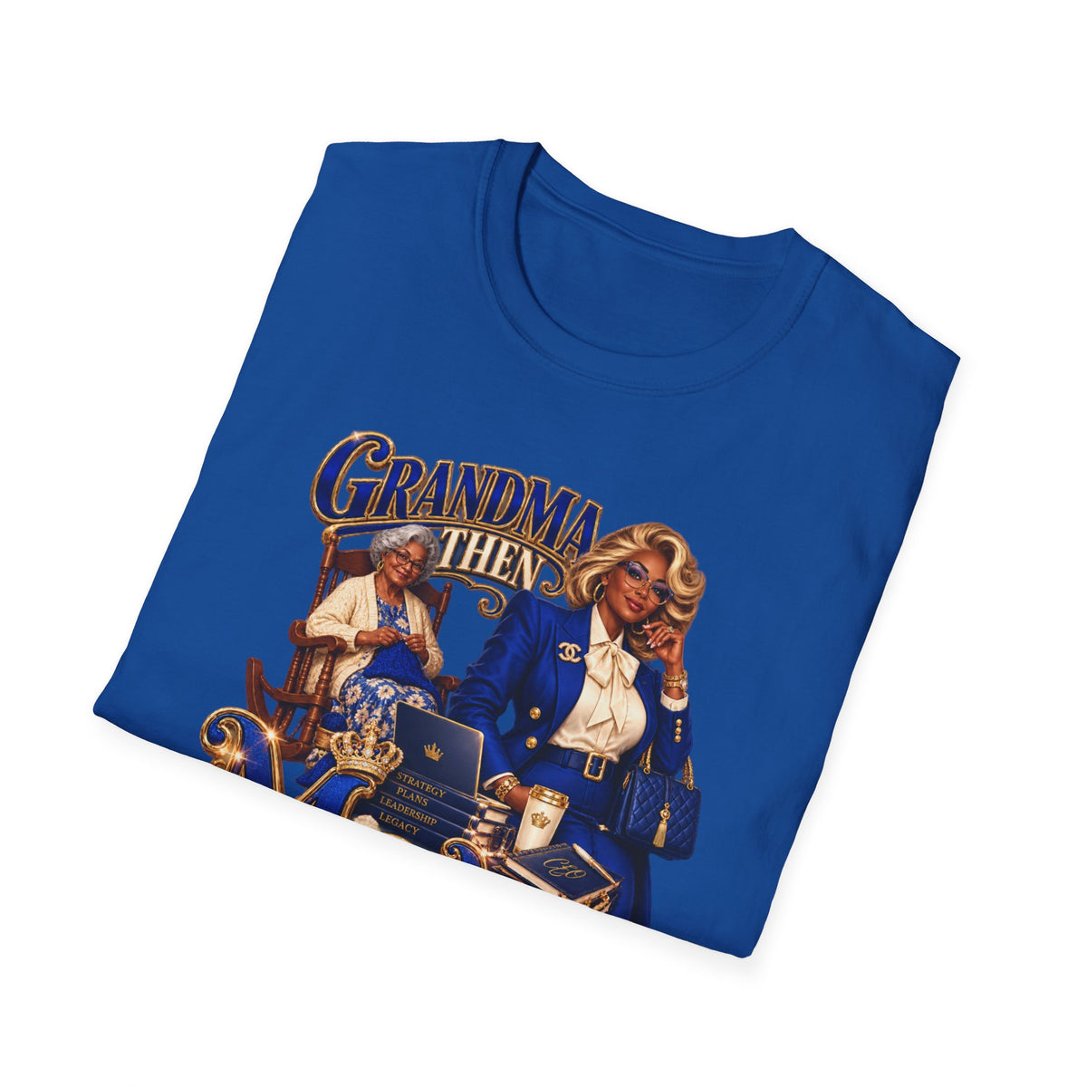 Then Grandma, Now MeMe | Running the Show Graphic T-Shirt