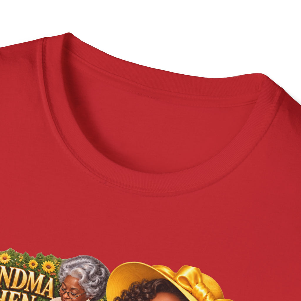 Grandma to Sunshine | African American Grandma Glow-Up Graphic Tee – Sunshine Edition