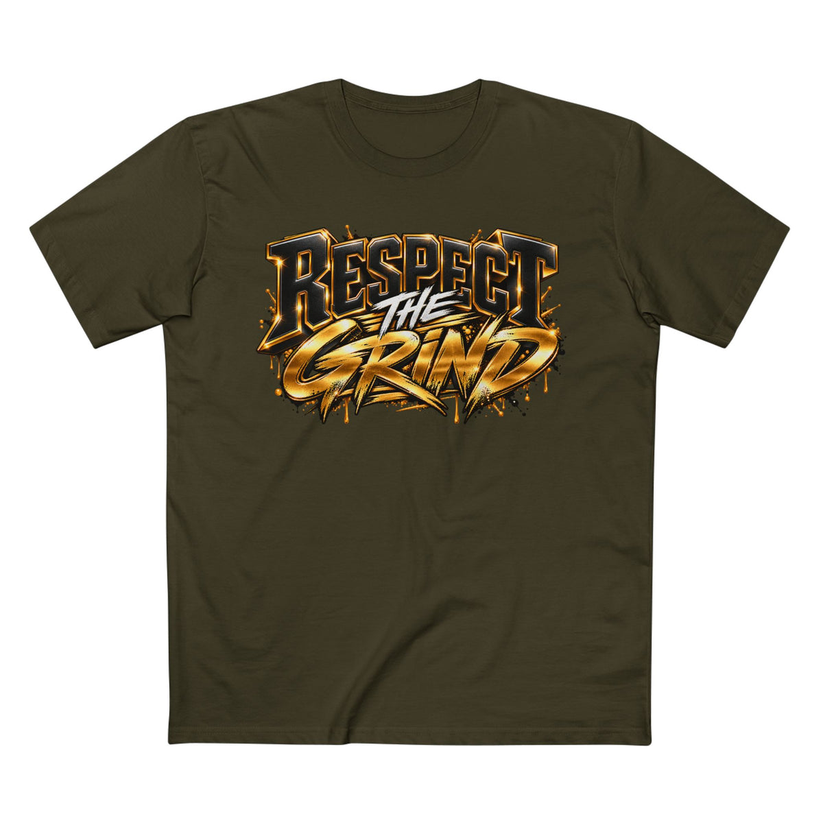 Respect the Grind | Men's Premium Graphic T-Shirt – Boss Brand