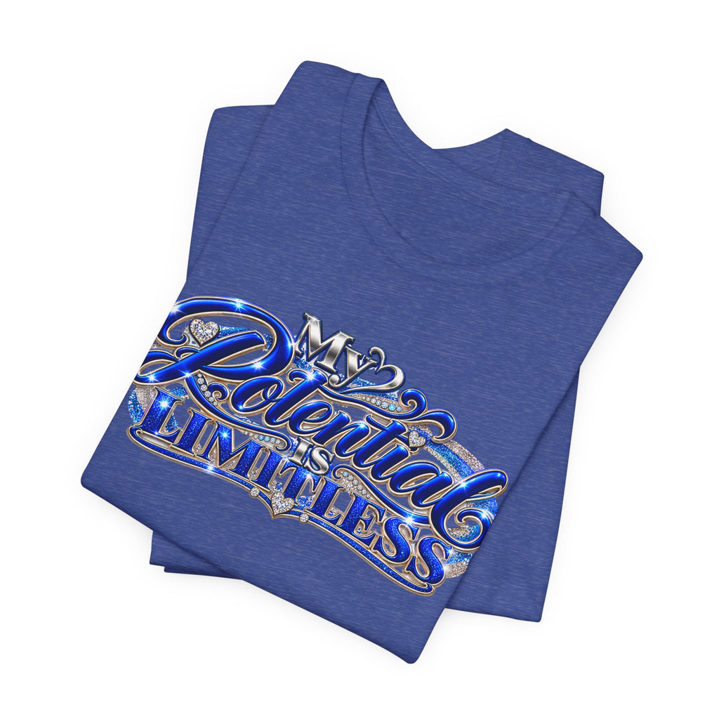 My Potential Is Limitless | Motivational Graphic T-Shirt | Boss Brand LLC