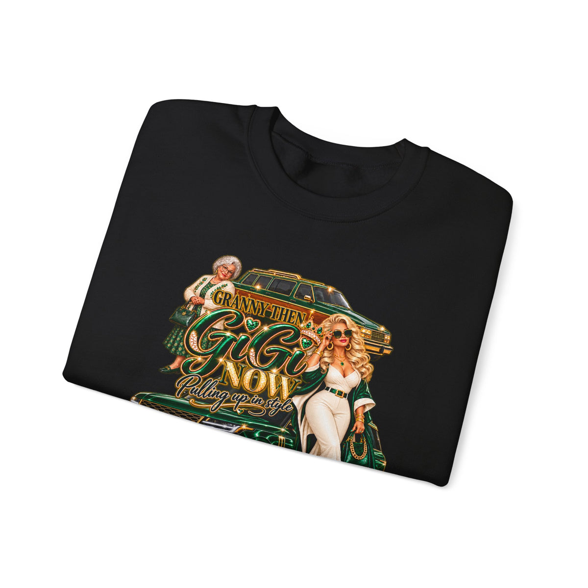 Granny to GiGi | Luxury Lifestyle Crewneck Sweatshirt – Grandma Glow-Up Collection