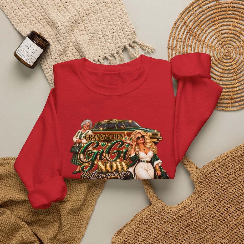 Granny to GiGi | Luxury Lifestyle Crewneck Sweatshirt – Grandma Glow-Up Collection
