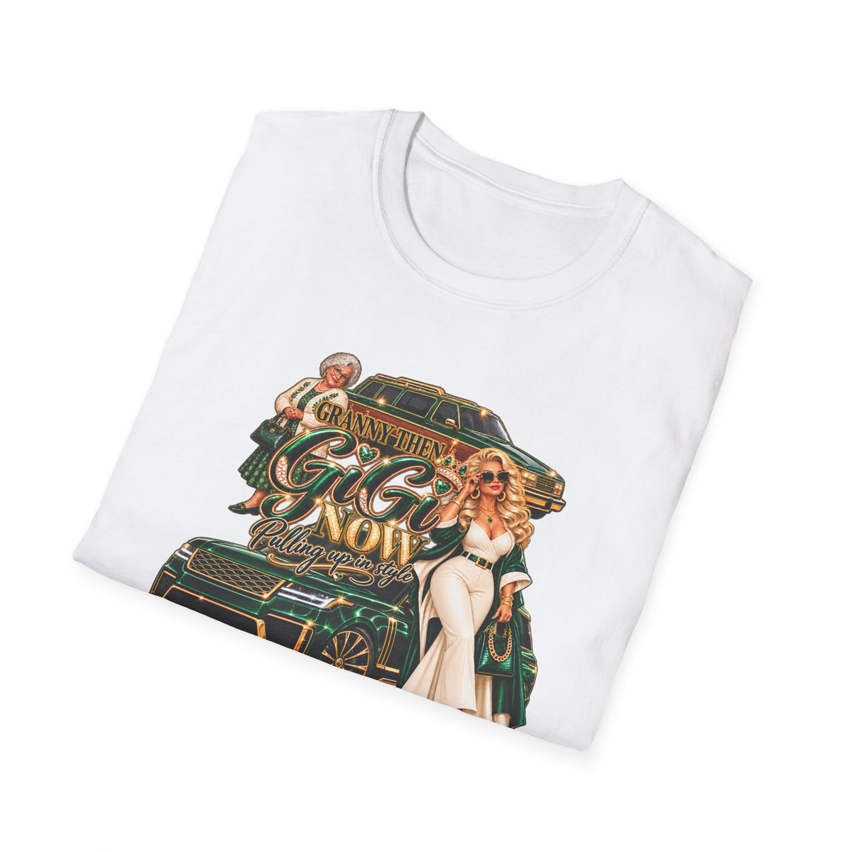 Granny to GiGi | Grandma Glow-Up Graphic T-Shirt