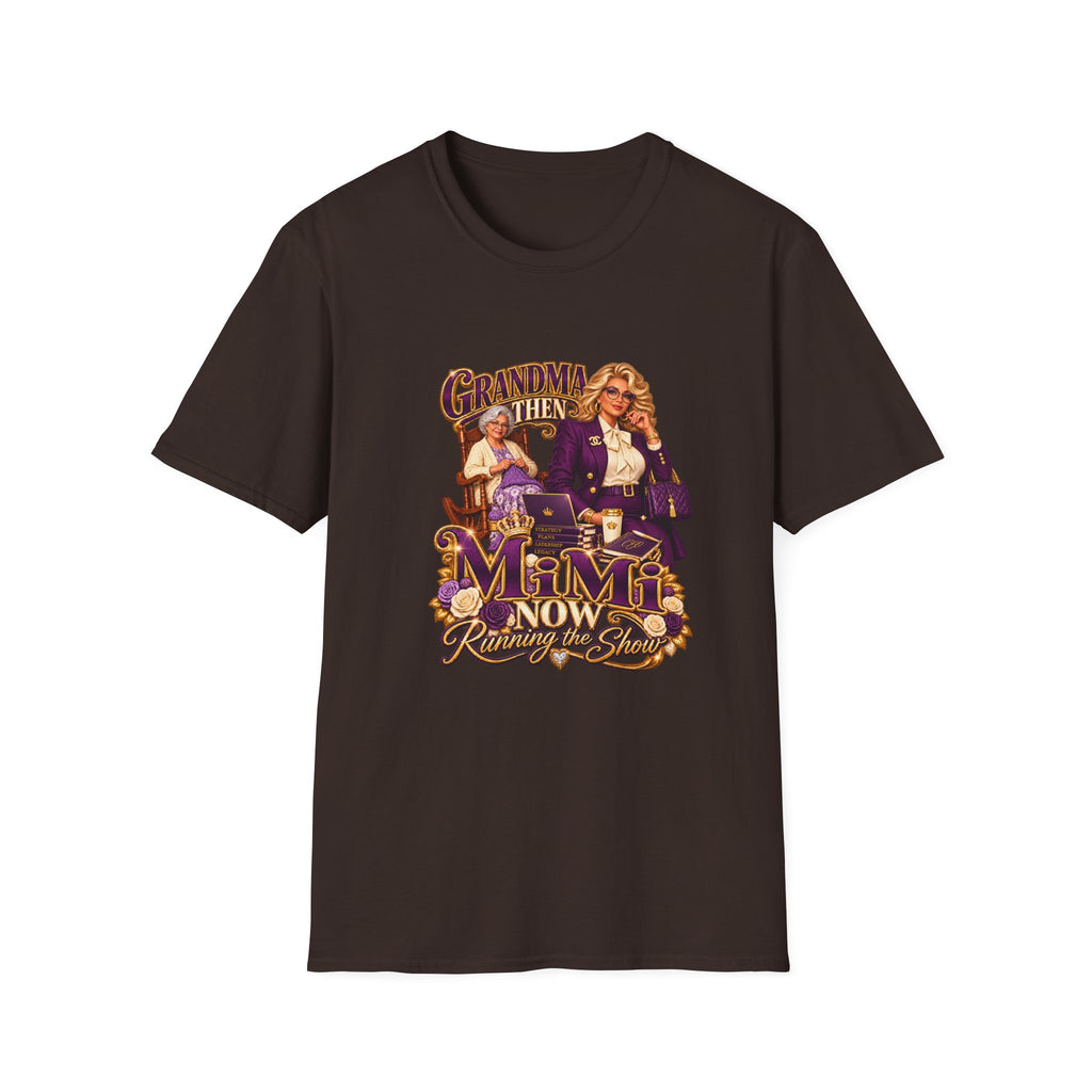 Then Grandma, Now MiMi | Grandma Glow-Up Graphic T-Shirt