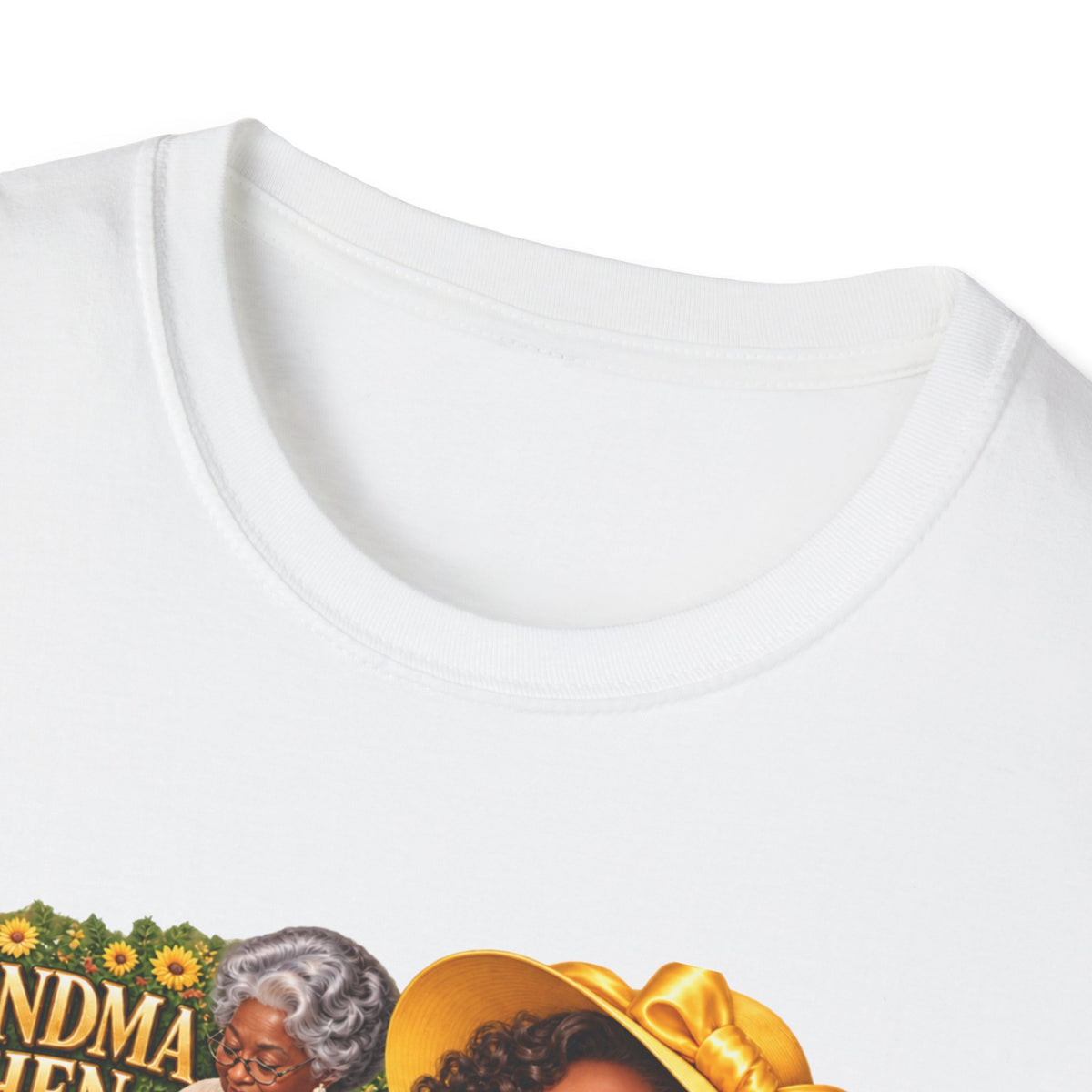Grandma to Sunshine | African American Grandma Glow-Up Graphic Tee – Sunshine Edition