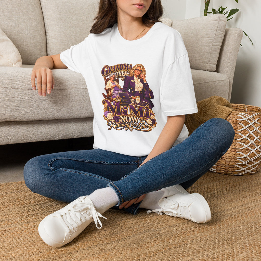 Then Grandma, Now MiMi | Grandma Glow-Up Graphic T-Shirt