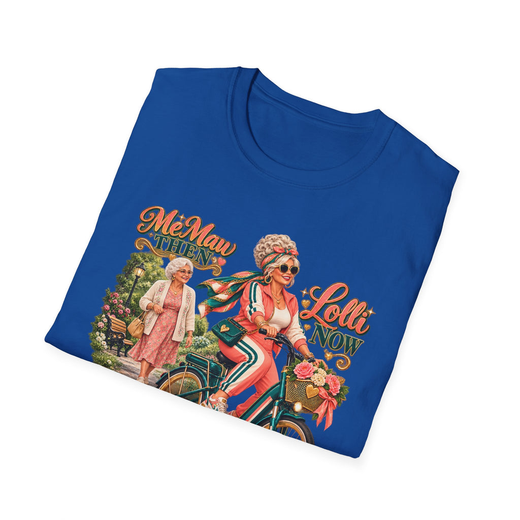 MeMaw to Lolli | Rolling in Style Grandma Glow-Up Graphic Tee