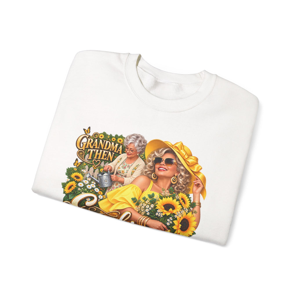 Grandma to Sunshine | Grandma Glow-Up Cozy Crewneck Sweatshirt