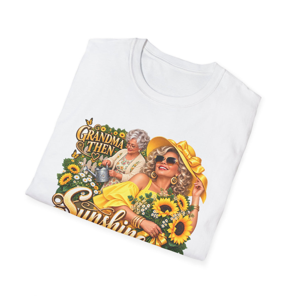 Grandma to Sunshine | Grandma Glow-Up Graphic Tee – Sunshine Edition