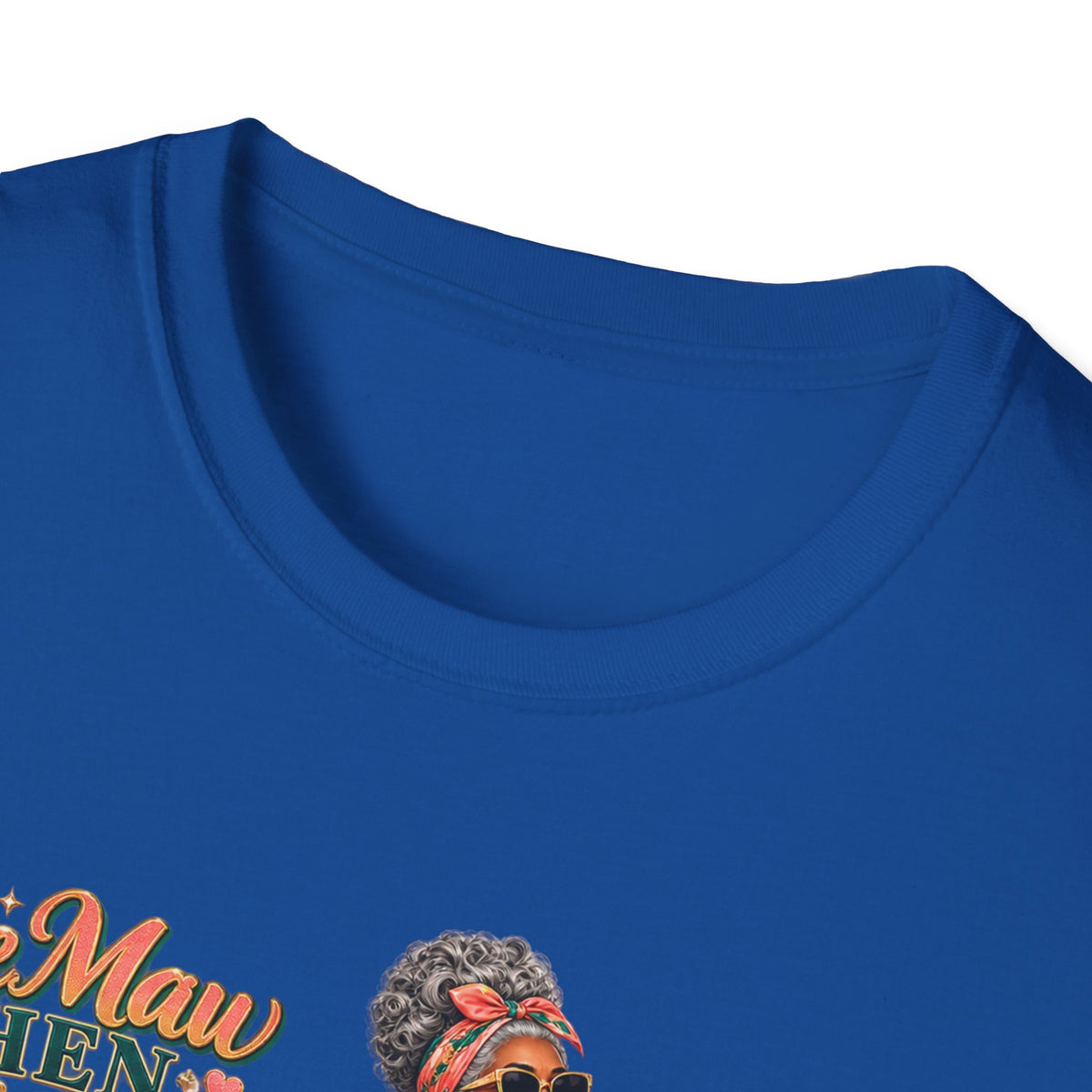 MeMaw to Lolli | Rolling in Style African American Grandma Glow-Up Graphic Tee