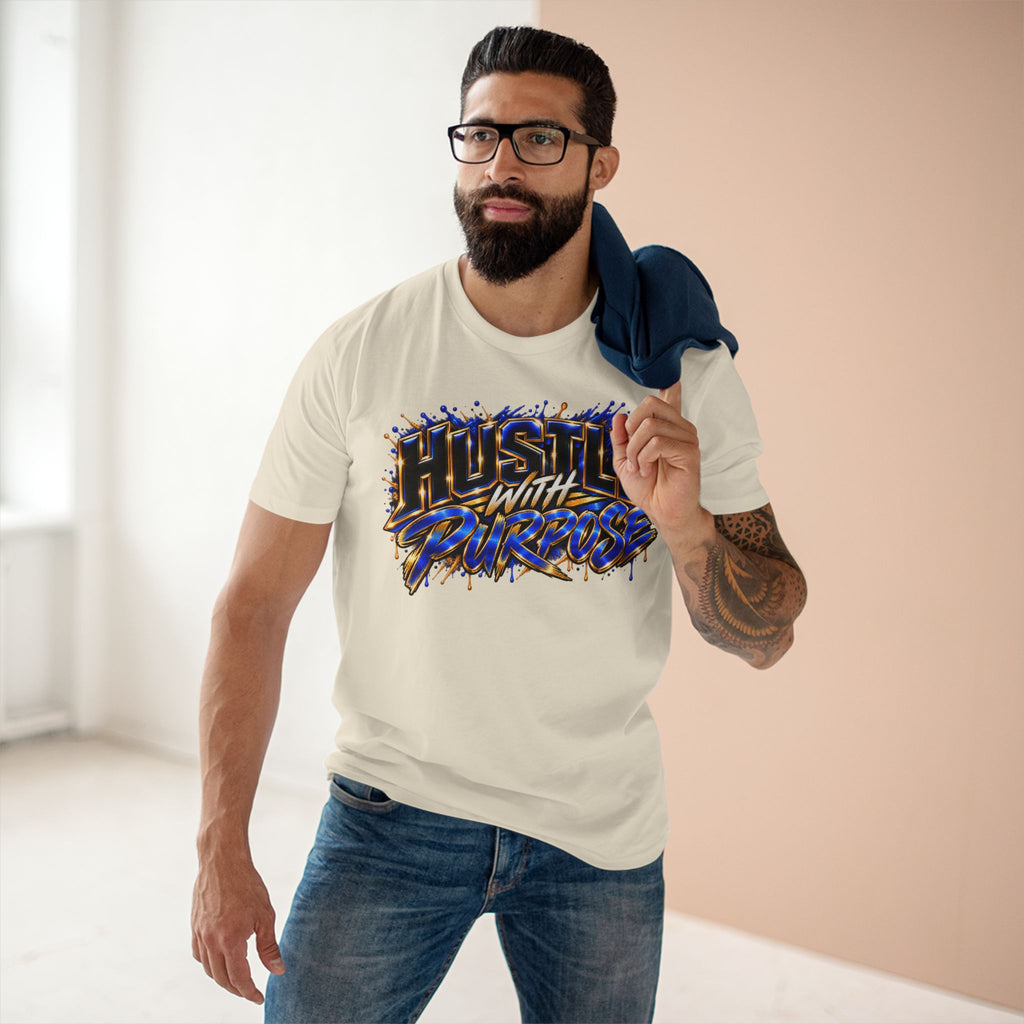 Hustle With Purpose | Men's Premium Graphic T-Shirt – Boss Brand