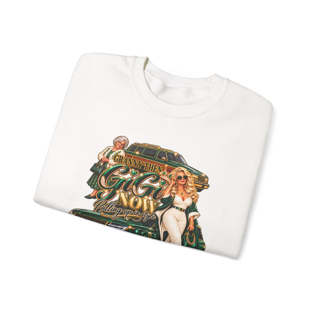 Granny to GiGi | Luxury Lifestyle Crewneck Sweatshirt – Grandma Glow-Up Collection