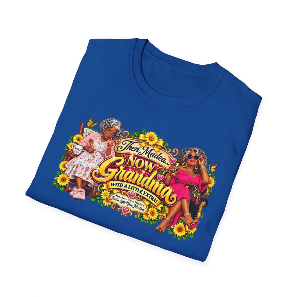 Grandma Golden Glam Graphic T-Shirt | Sunflower & Leopard Print | Boss Brand LLC