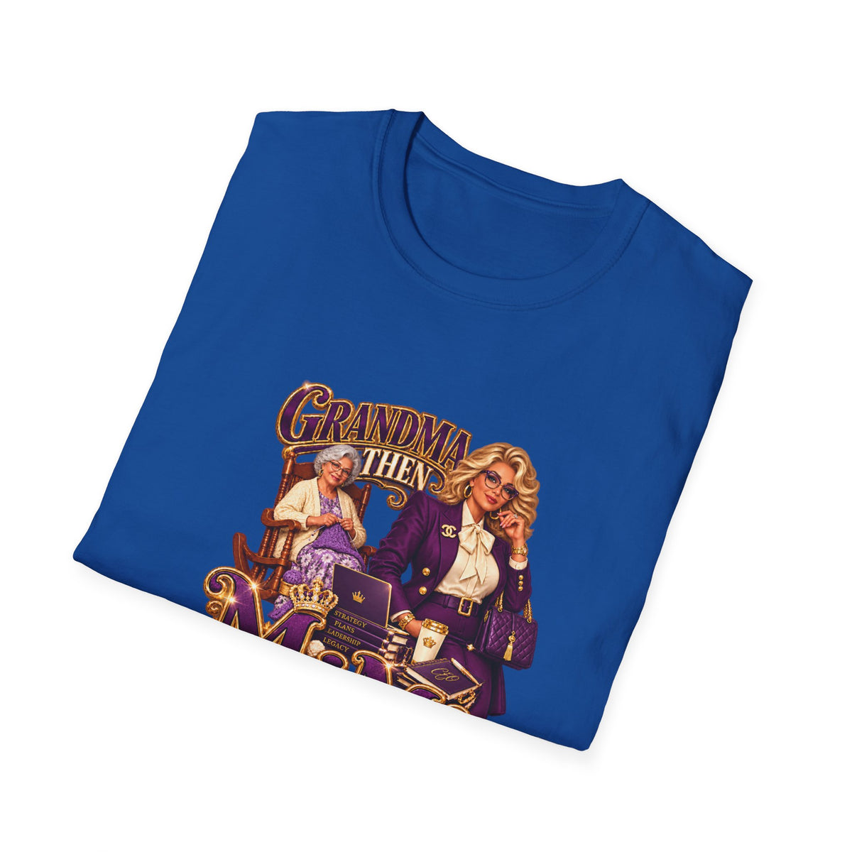 Then Grandma, Now MiMi | Grandma Glow-Up Graphic T-Shirt