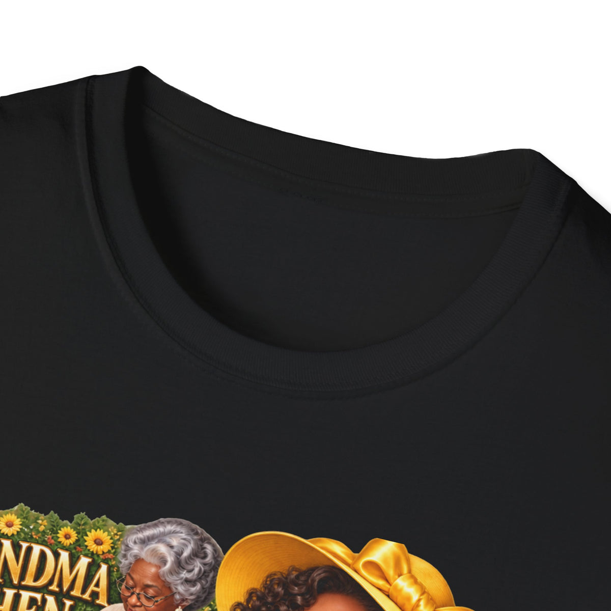 Grandma to Sunshine | African American Grandma Glow-Up Graphic Tee – Sunshine Edition
