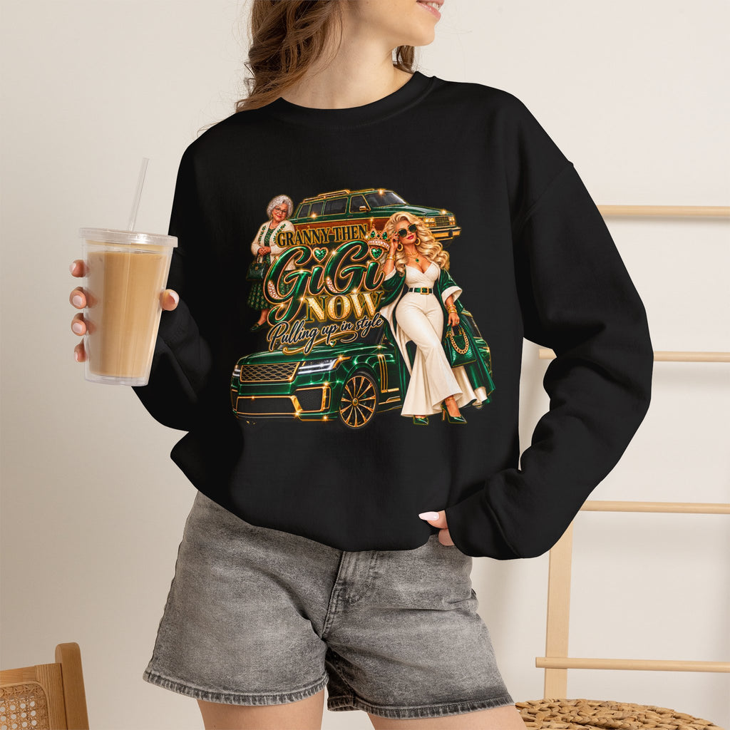 Granny to GiGi | Luxury Lifestyle Crewneck Sweatshirt – Grandma Glow-Up Collection