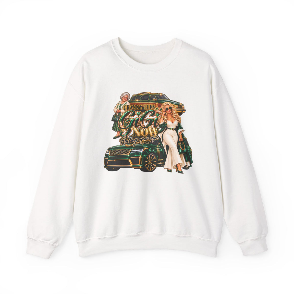 Granny to GiGi | Luxury Lifestyle Crewneck Sweatshirt – Grandma Glow-Up Collection