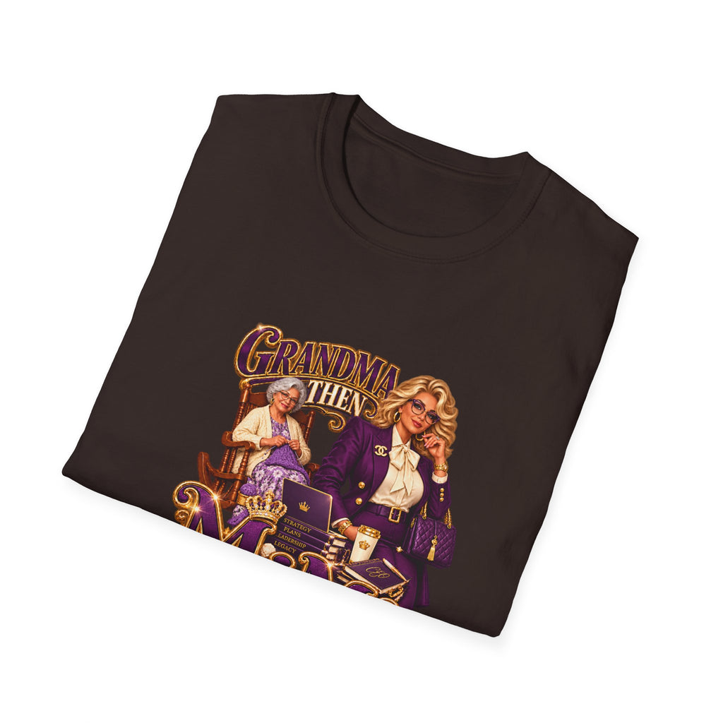 Then Grandma, Now MiMi | Grandma Glow-Up Graphic T-Shirt
