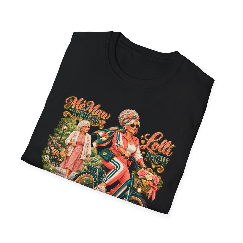 MeMaw to Lolli | Rolling in Style Grandma Glow-Up Graphic Tee