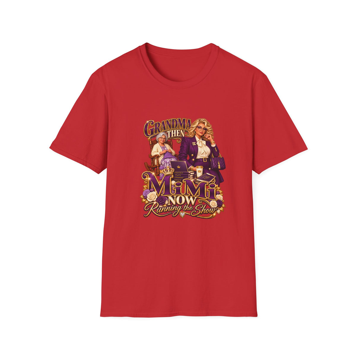 Then Grandma, Now MiMi | Grandma Glow-Up Graphic T-Shirt
