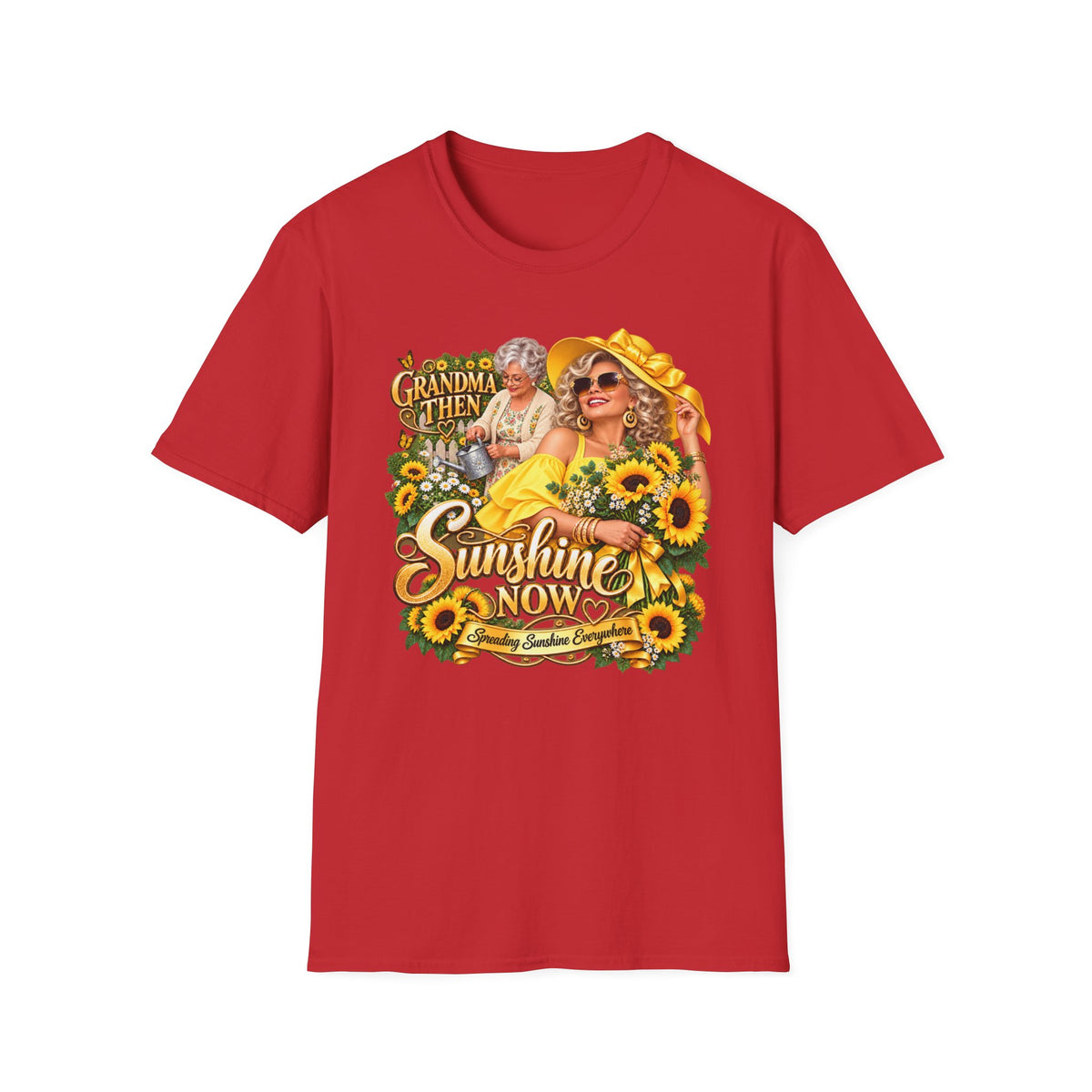 Grandma to Sunshine | Grandma Glow-Up Graphic Tee – Sunshine Edition