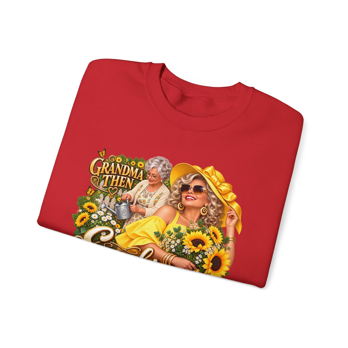 Grandma to Sunshine | Grandma Glow-Up Cozy Crewneck Sweatshirt