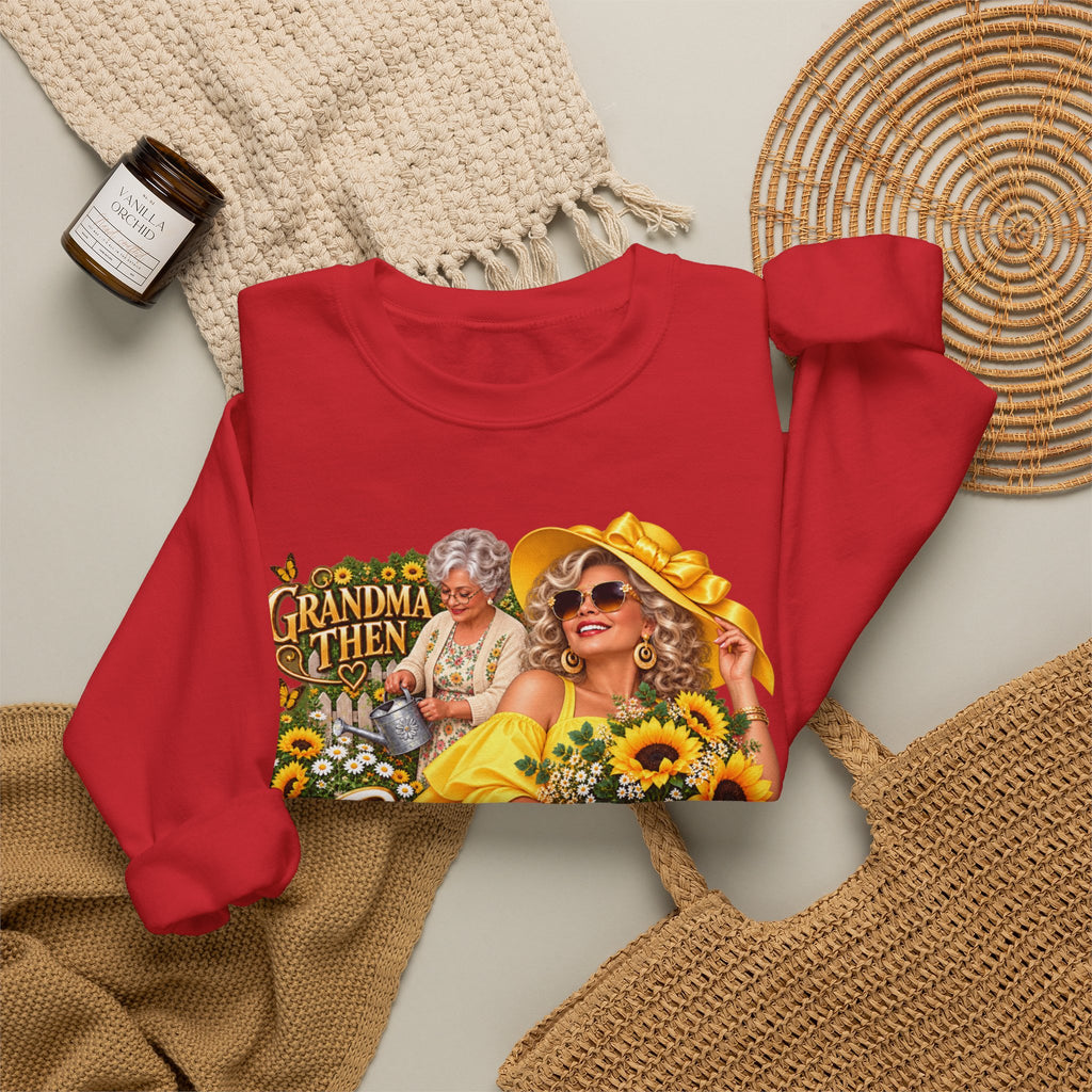 Grandma to Sunshine | Grandma Glow-Up Cozy Crewneck Sweatshirt