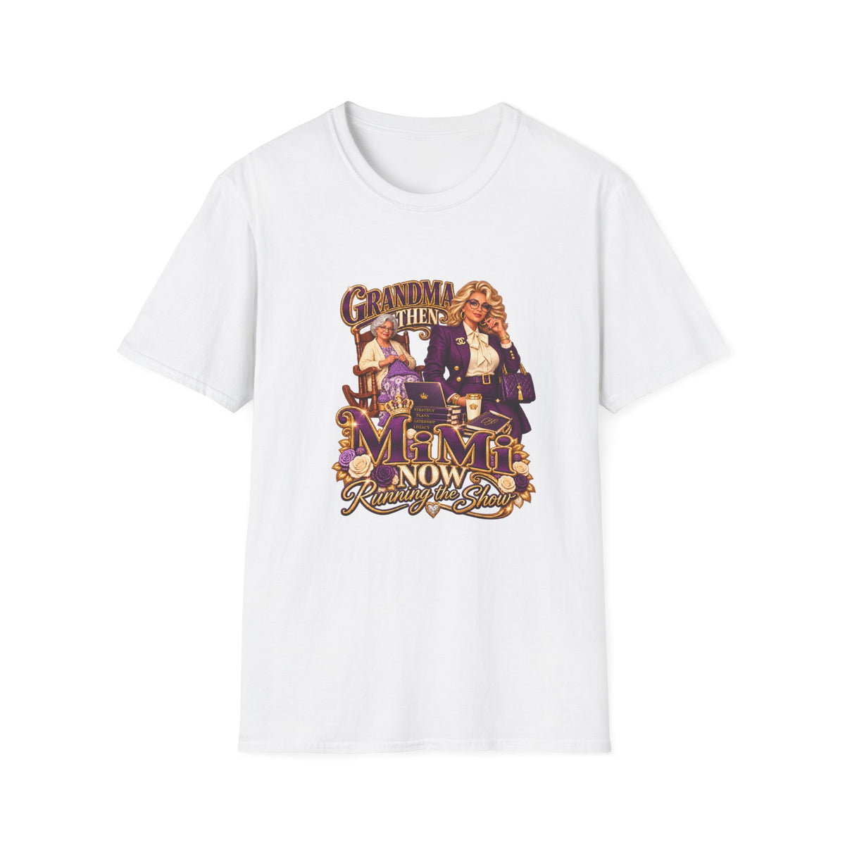Then Grandma, Now MiMi | Grandma Glow-Up Graphic T-Shirt