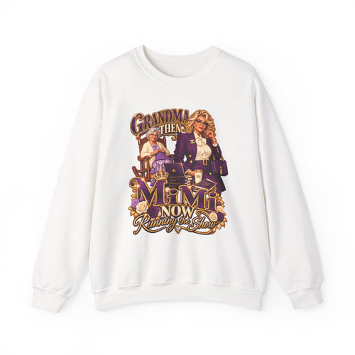 Copy of Grandma to MeMe |African American Fabulous Grandma Glow-Up Crewneck Sweatshirt