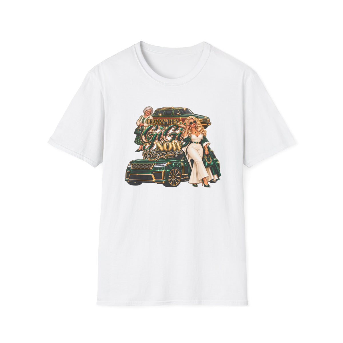 Granny to GiGi | Grandma Glow-Up Graphic T-Shirt