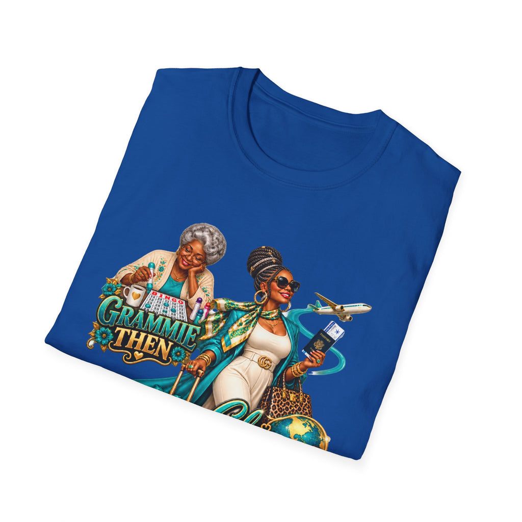 Grammie to Glamma | Jet-Setting Grandma Graphic Tee –African American  Grandma Glow-Up Collection