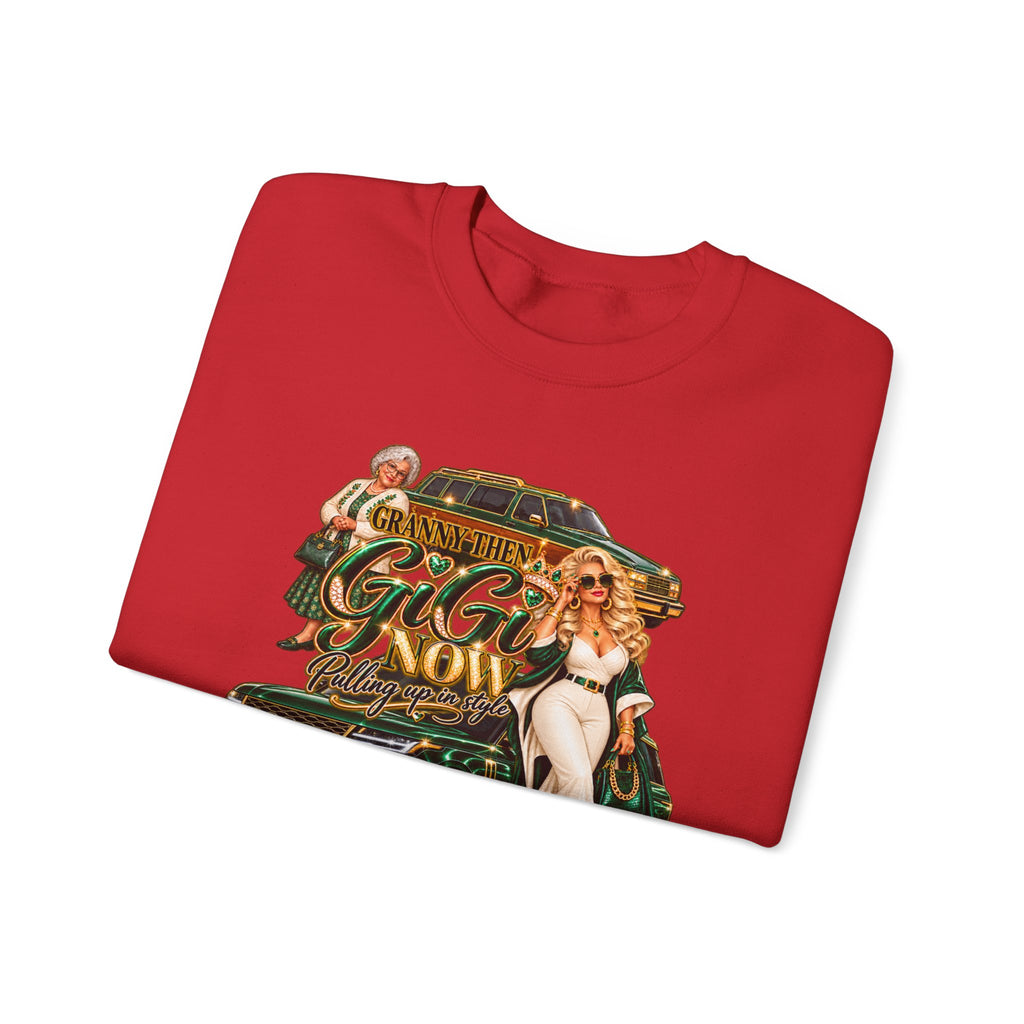 Granny to GiGi | Luxury Lifestyle Crewneck Sweatshirt – Grandma Glow-Up Collection