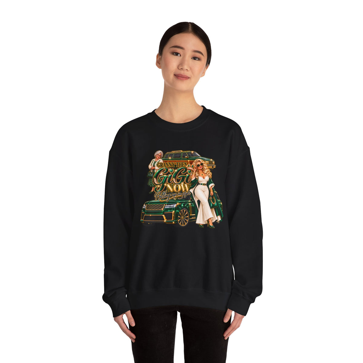 Granny to GiGi | Luxury Lifestyle Crewneck Sweatshirt – Grandma Glow-Up Collection