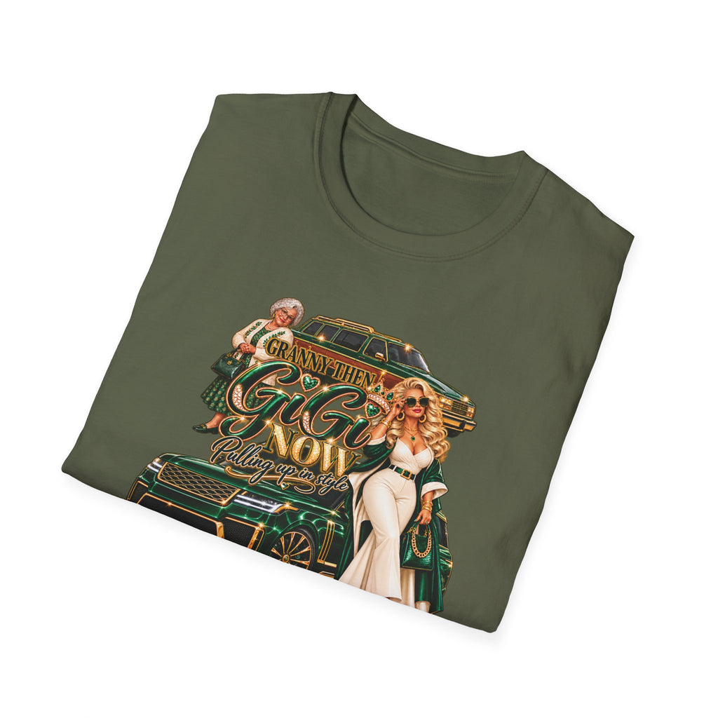 Granny to GiGi | Grandma Glow-Up Graphic T-Shirt