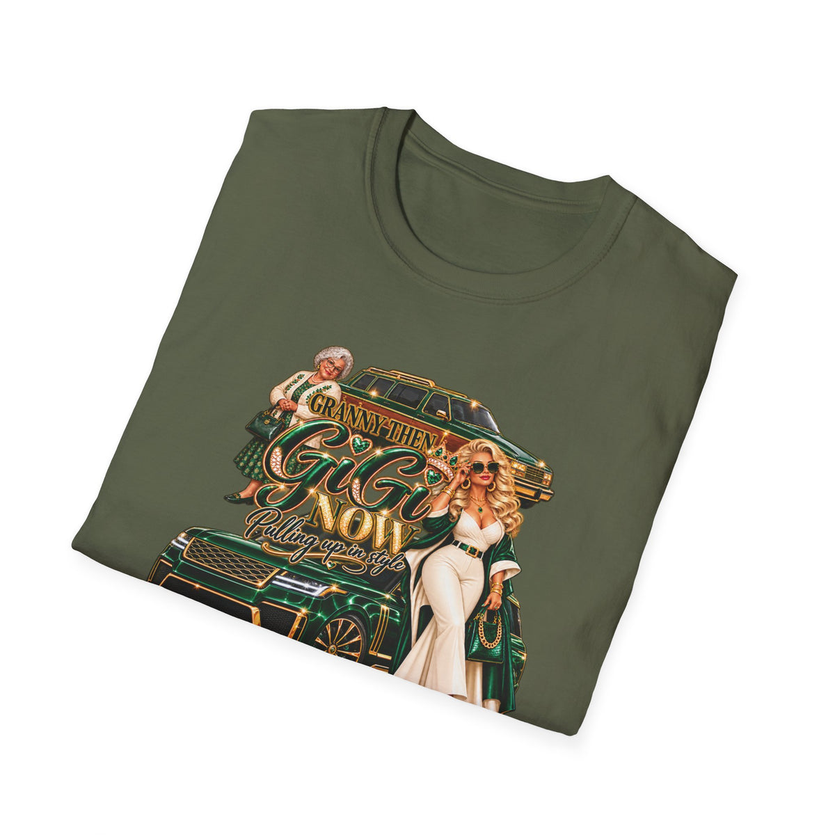 Granny to GiGi | Grandma Glow-Up Graphic T-Shirt