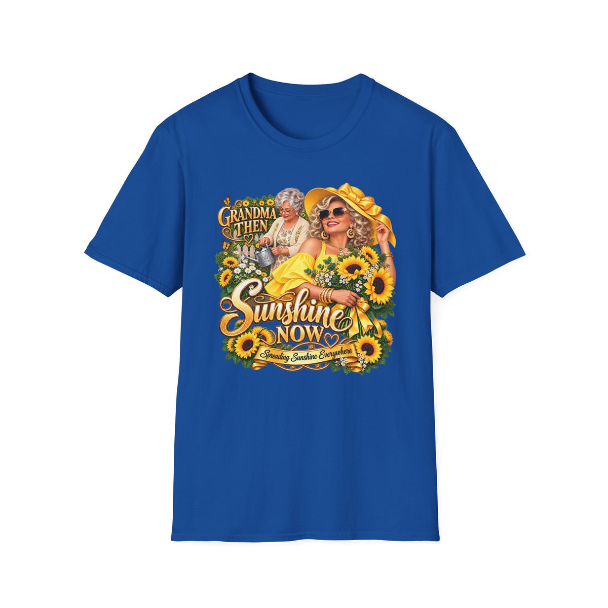 Grandma to Sunshine | Grandma Glow-Up Graphic Tee – Sunshine Edition