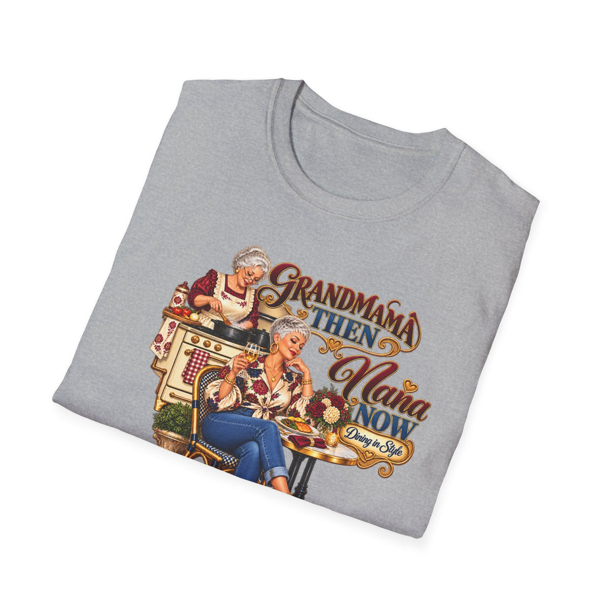 Grandmama to Nana | Grandma Glow-Up Graphic Tee