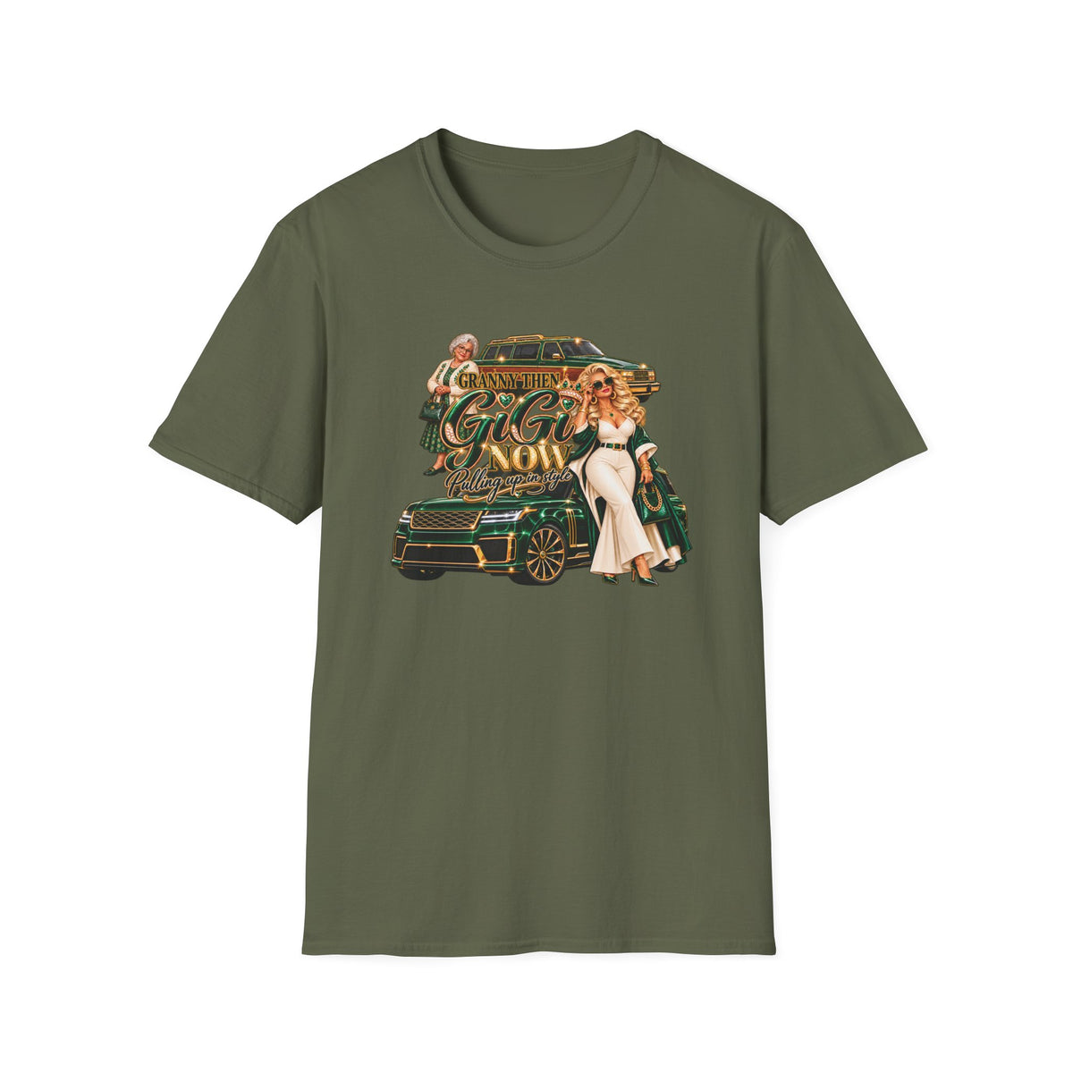 Granny to GiGi | Grandma Glow-Up Graphic T-Shirt