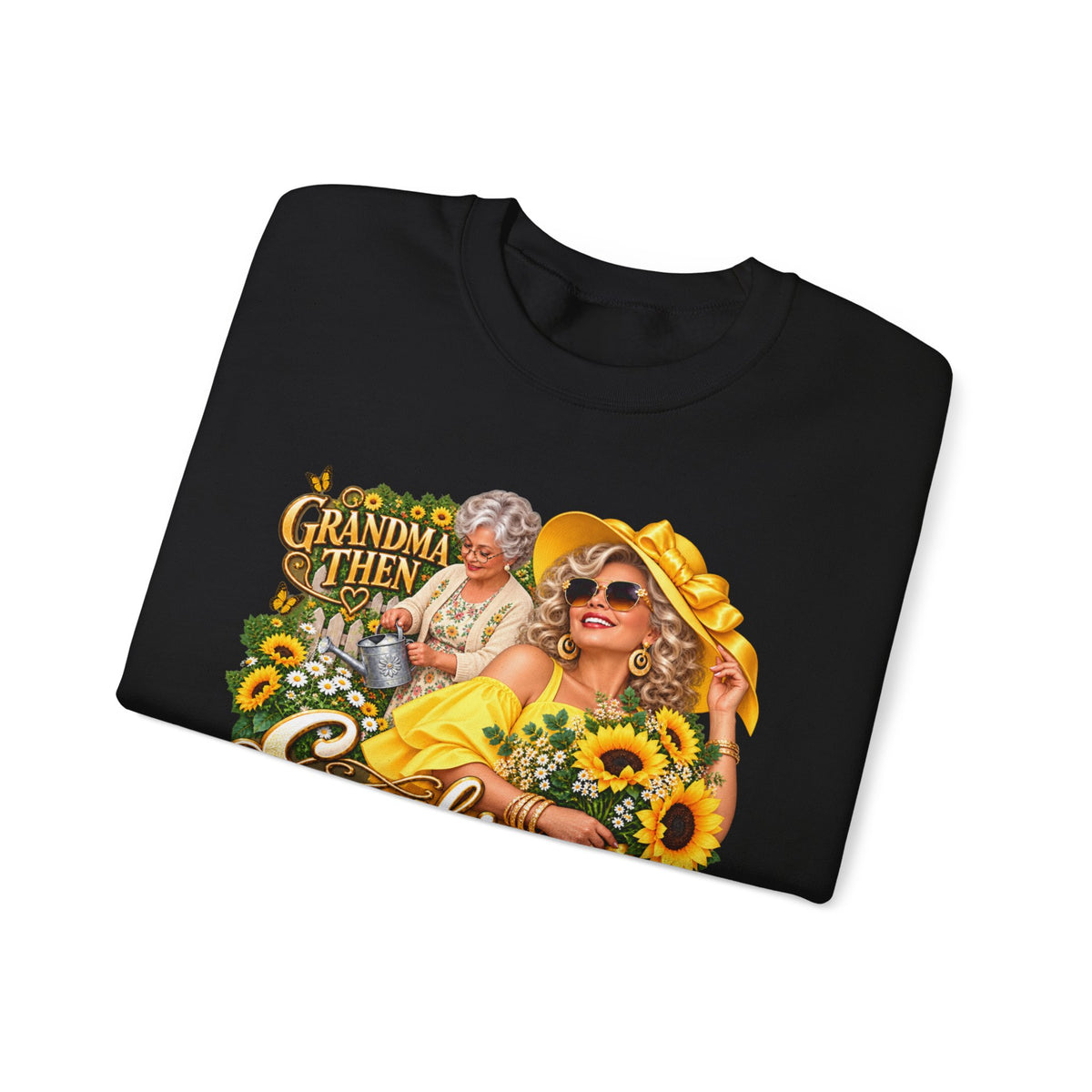 Grandma to Sunshine | Grandma Glow-Up Cozy Crewneck Sweatshirt