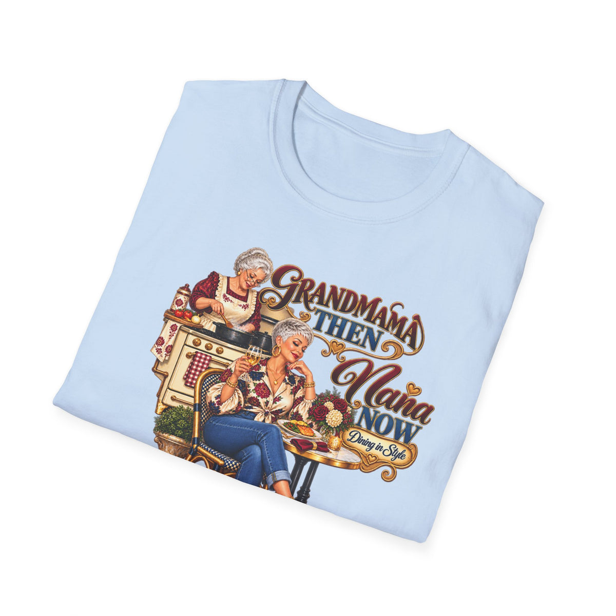 Grandmama to Nana | Grandma Glow-Up Graphic Tee