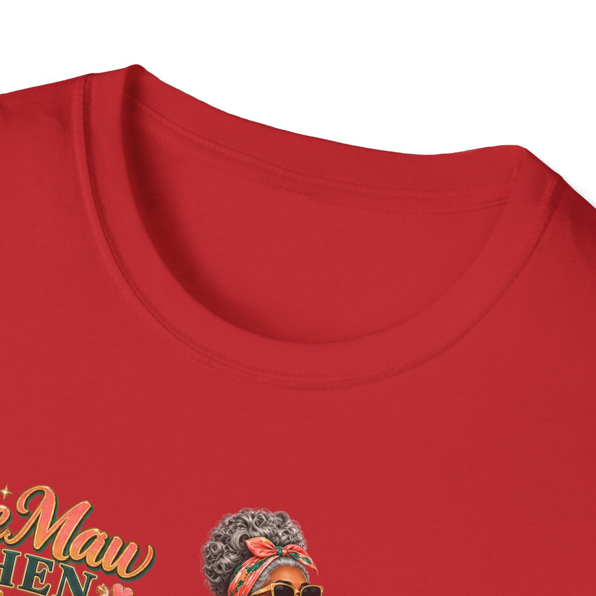 MeMaw to Lolli | Rolling in Style African American Grandma Glow-Up Graphic Tee