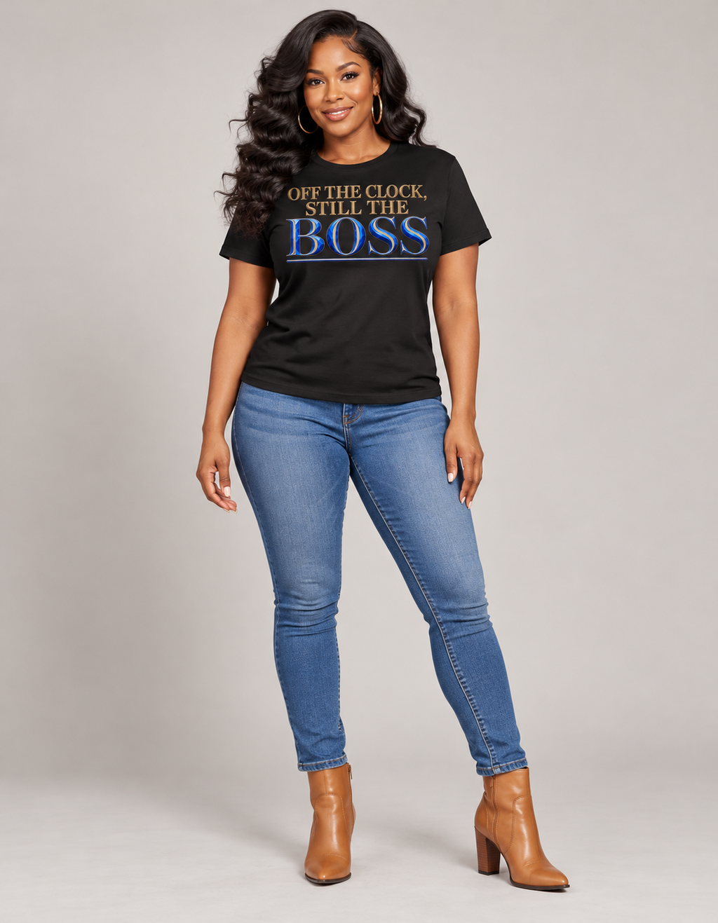 Off the Clock, Still the Boss | Executive Casual Friday T-Shirt | Boss Brand LLC
