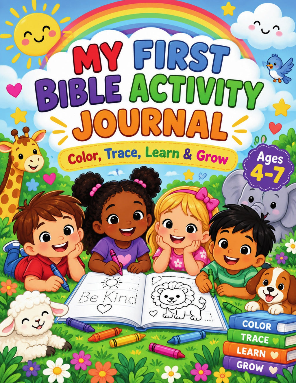 My First Bible Activity Journal | 31-Page Printable Activity Book for Kids Ages 4–7