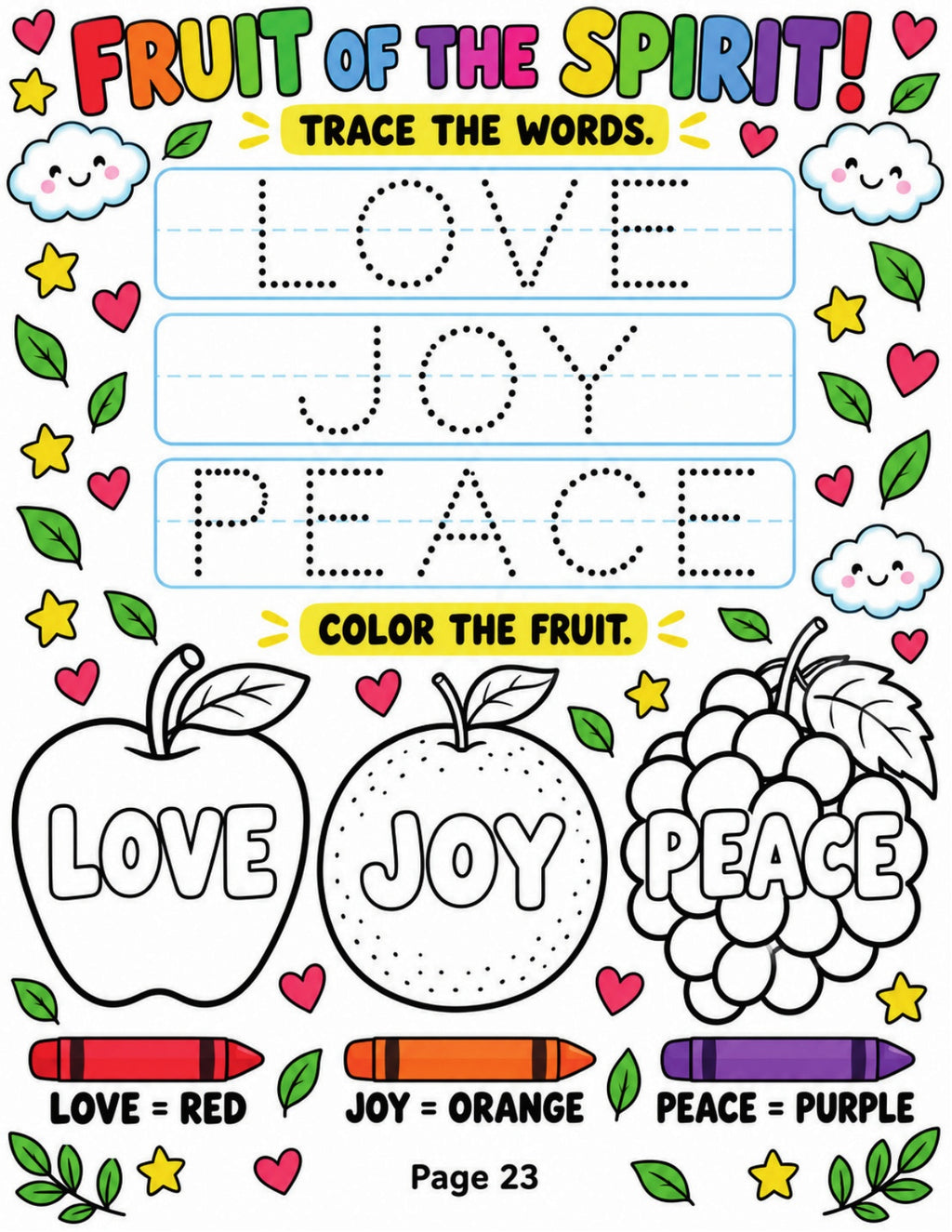 My First Bible Activity Journal | 31-Page Printable Activity Book for Kids Ages 4–7
