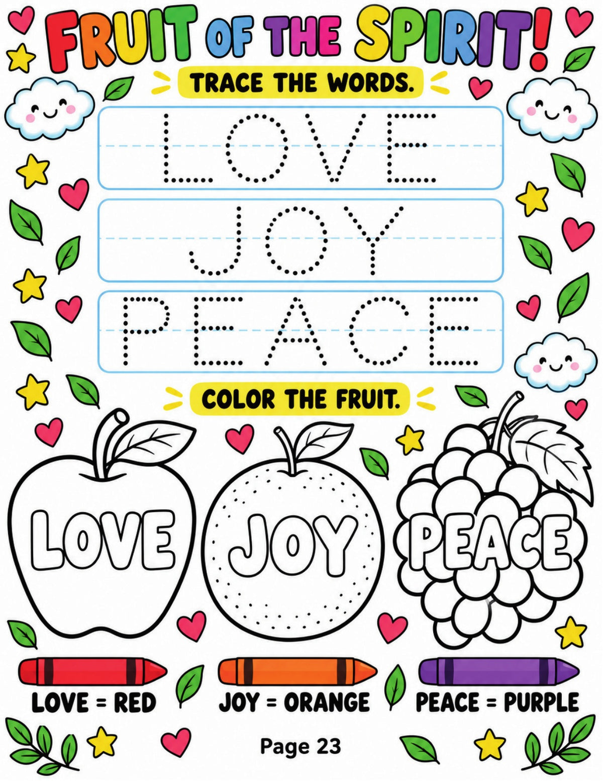 My First Bible Activity Journal | 31-Page Printable Activity Book for Kids Ages 4–7