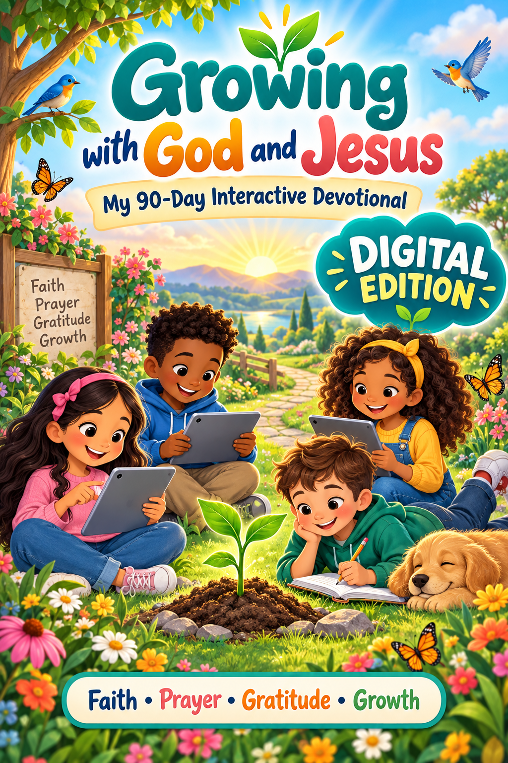 Growing with God and Jesus – My 90-Day Interactive Devotional