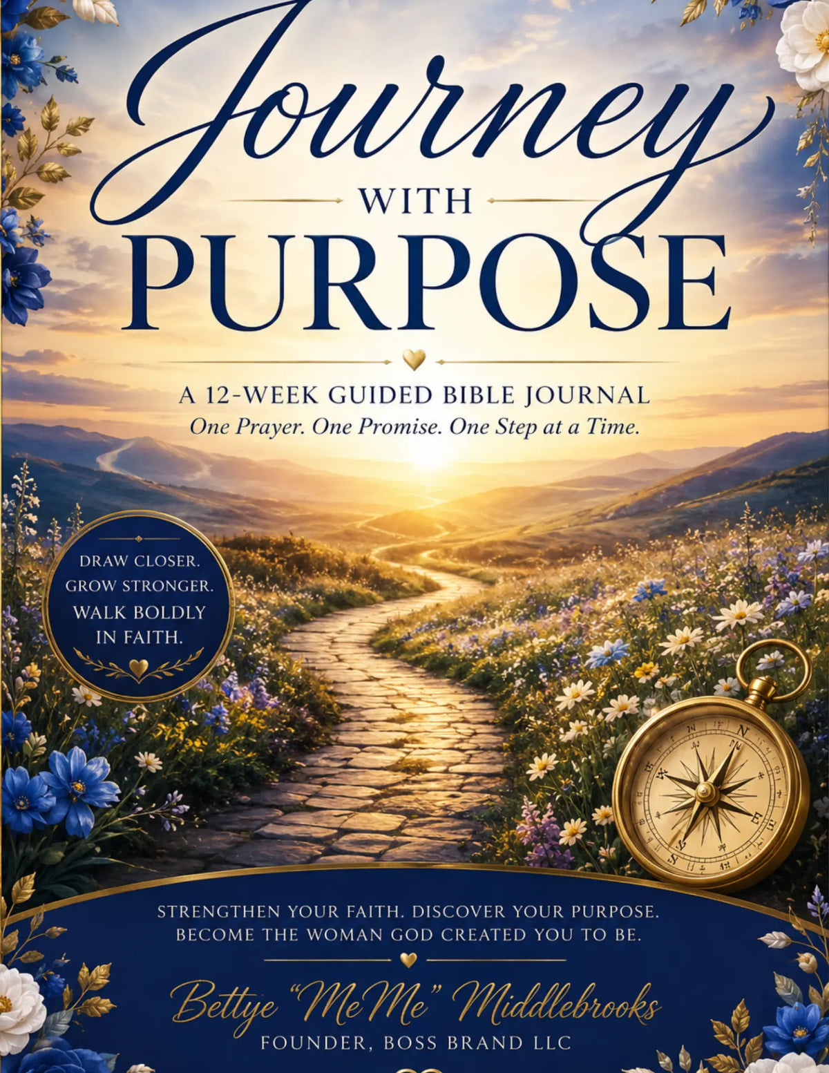 Journey with Purpose 12-week guided Bible journal cover